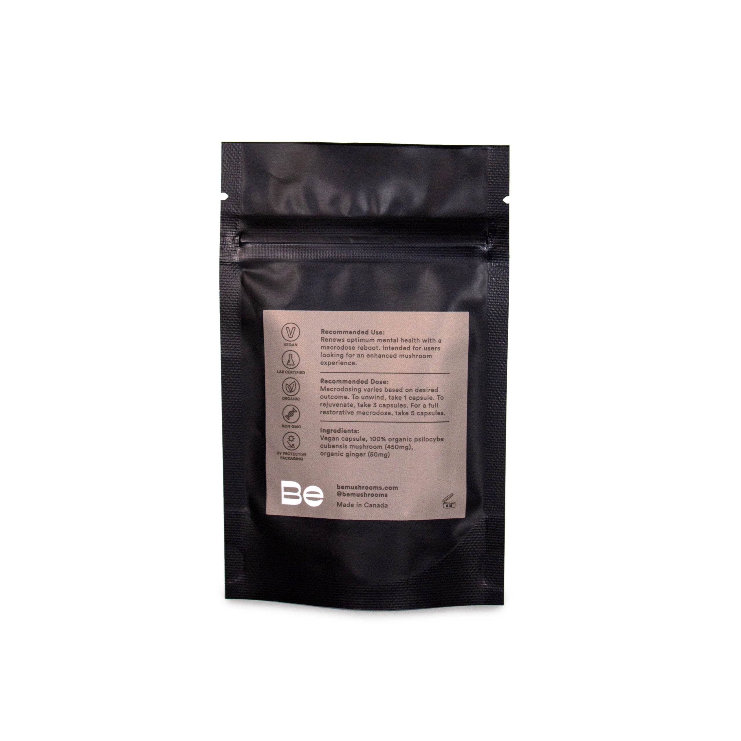 Be Renewed Macrodose Psilocybin Capsules (10 Pack) - Image 4